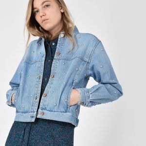 Isabel Marant Etolie Coften Studded Denim Jacket